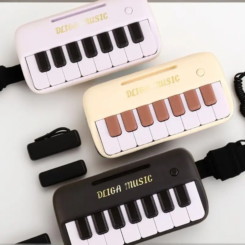 Engage Kids with 15-Key Digital Mini Piano, Portable Musical Instrument, Educational Toy Gift Set.