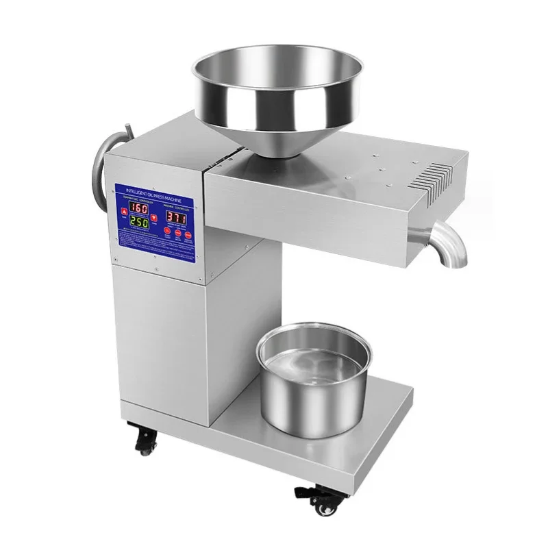 Electric Oil Press Automatic Intelligent  Household Kitchen  Sunflower Seed Vegetable Seeds Peanut Sesame Walnut Oil Extractor