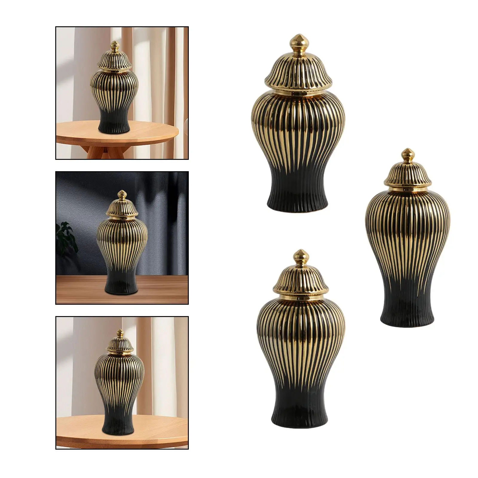 

Porcelain Ginger Jar Decorative Ginger Jar Plants Holder Handicraft Ornaments