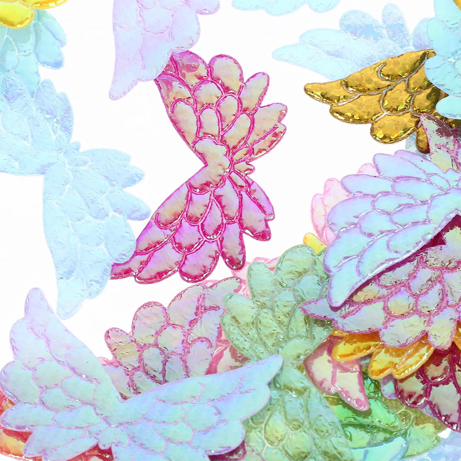 

100 шт. DIY Заколки для волос в виде крыльев ангела, многофункциональные декоративные украшения для одежды, костюмов, головных уборов, носков