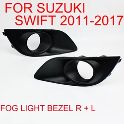 Front Bumper Fog Lights Bezel Frame Cover For Suzuki Swift 2011 2012 2013 2014 2015 2016 2017 Right + Left Side