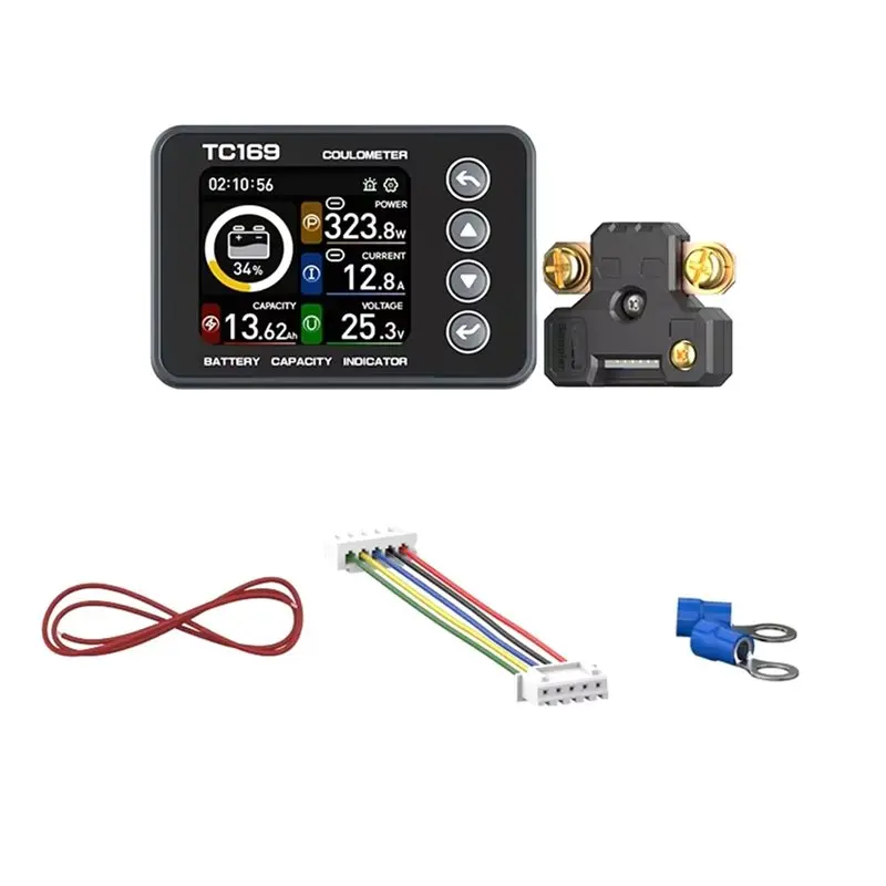 【PHONE ACCESSORY】10X TC169 Color Screen Curon Electric Calcus Timphotospholtic Iron Clear Battery Power Display Table Bundle: CS
