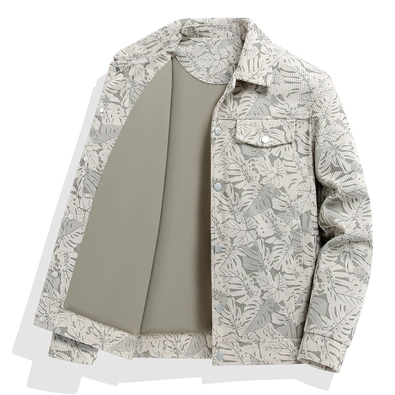 

Men's Casual Business Jacket Solid Color Long Sleeve Lapel Pocket Zipper Casual Solid Color Coats for Men Work Coat Spring