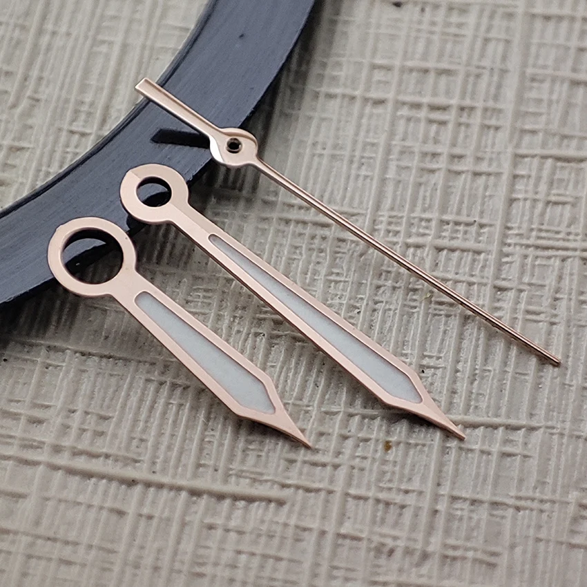 Watch accessorie NH35 Hands C3 green luminous hands silver gold rose gold and black Hands suitable for NH35/NH36/4R/7S movement