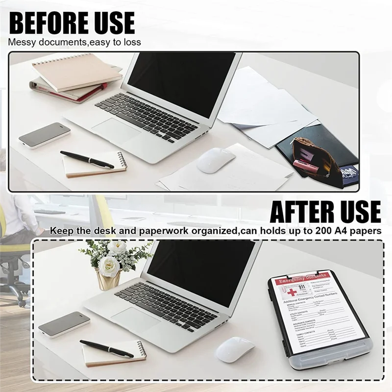 

Clipboard With Storage, Clipboard Black Clip Board, Nursing Clipboard Clip Boards 8.5X11 With Storage And Pen Holder