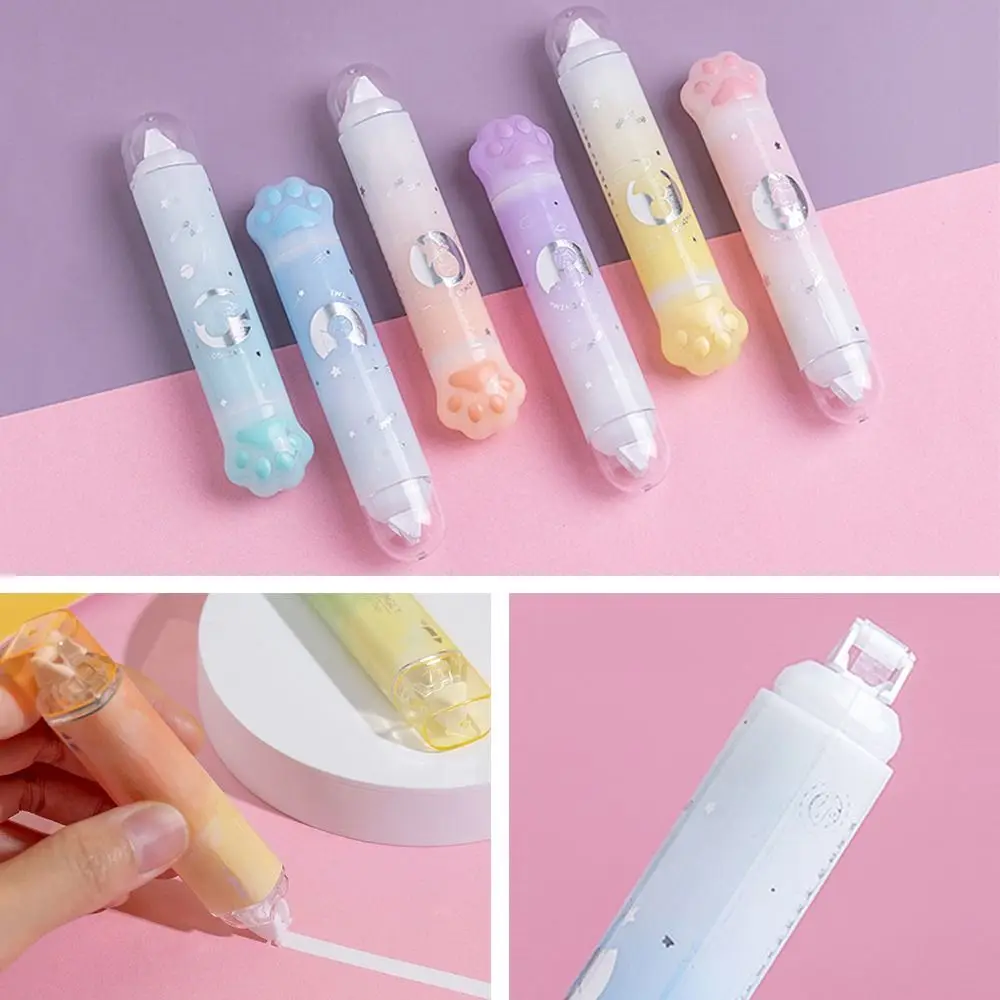 Lovely Scrapbooking Decor Office Supplies Correction Tape Dots Stick Roller Glue Tape Dispenser Double Sided Adhesive