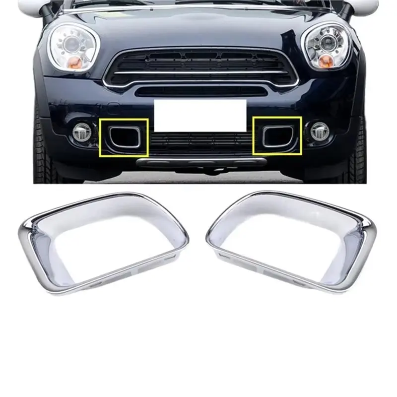 NEW HOT In Stock-For Mini Countryman R60 R61 Silver Front Bumper Lower Grille Trim Strip 51119803941 51119803942