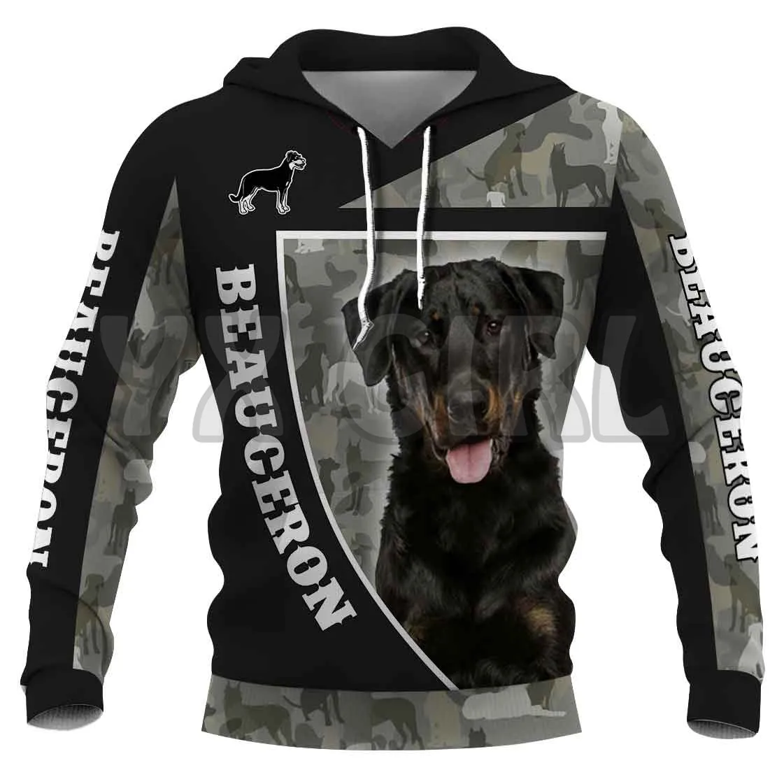 Sable German Shepherd 3D Printed Hoodies  Unisex Pullovers Funny Dog Hoodie Casual Street Tracksuit