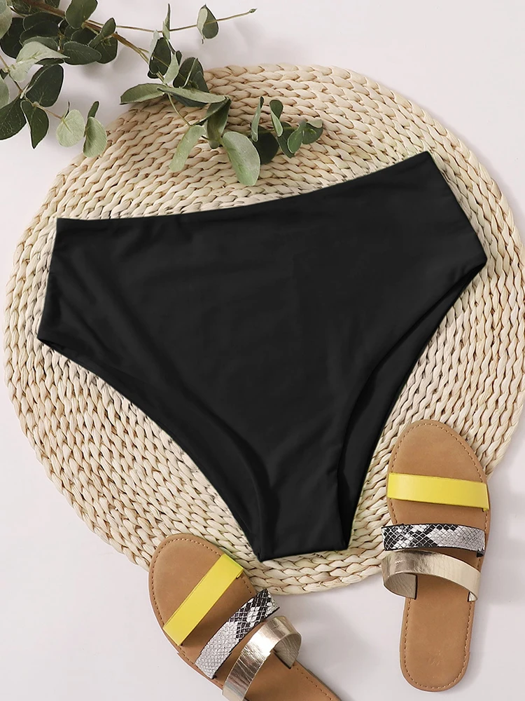 Bikini Bottoms Swimsuit Women Swimwear 2023 New Sexy High Waist Bikinis Top Swim Suits Trunks Bathing Suit Pants Beach Summer