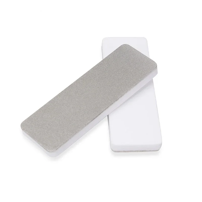 Mini Grindstone Kitchen Sharpening Stone Grit 400/1000 Double Side Diamond Ceramic Whetstone Knife Sharpener