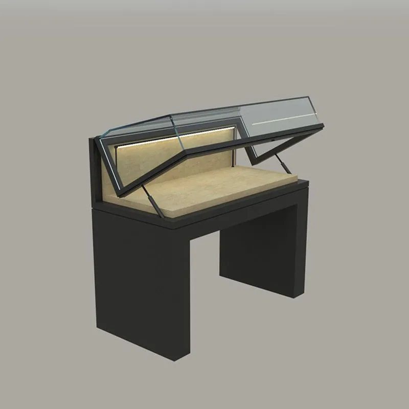 

Museum display cabinet Customized hydraulic cabinet Glass display Antique paint glass Cultural relics
