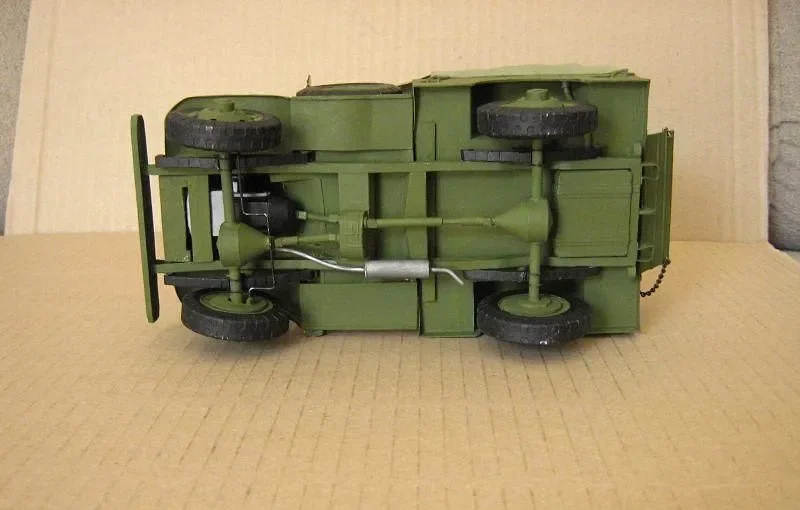 Dodge WC-51 Light Military Truck 1:25 Scale DIY Paper Model Kit Puzzles Toy DIY Handmade