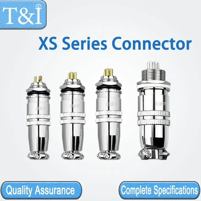 

5/10Sets XS8 XS10 XS12 2/3/4/5/6/7Pin Electronic Connection Aviation Automobile Waterproof Male Female Docking Connector