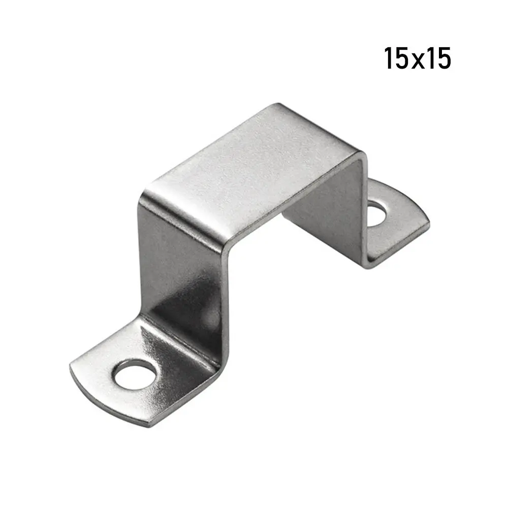 Saddle Clip Horseback Hose Clamp Plumbing Tightening M-shaped U-shaped Square Rectangle Ohm Tube Card 304 Stainless Steel