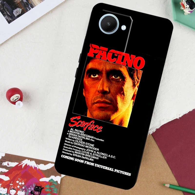 Scarface 1983 film Al Pacino For Realme 11 9 10 Pro Plus GT Neo 5 3 2 T C11 C15 C21Y C25s C30 C31 C33 C35 C55 Phone Case