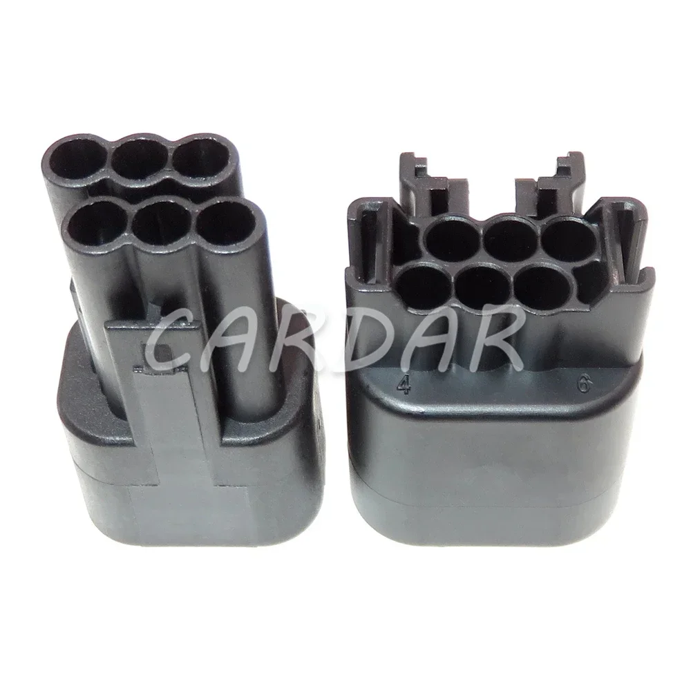 1 Set 6 Pin 1.5 Series Automobile Rear Taillight Wiring Harness Male Plug AC Assembly Female Socket For Land Rover