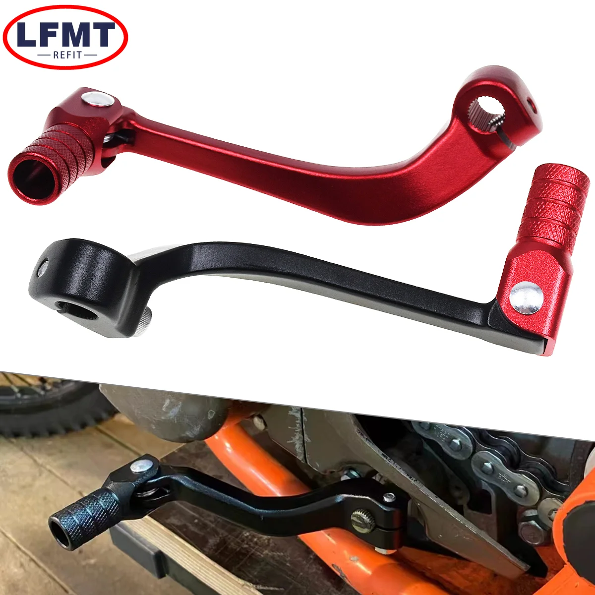 

Мотоциклетный рычаг переключения передач с ЧПУ, складной для Honda CRF110F CRF 110F 2013-2024 для Yamaha TTR 110E 2008-2009 TTR 110E 2011-2023