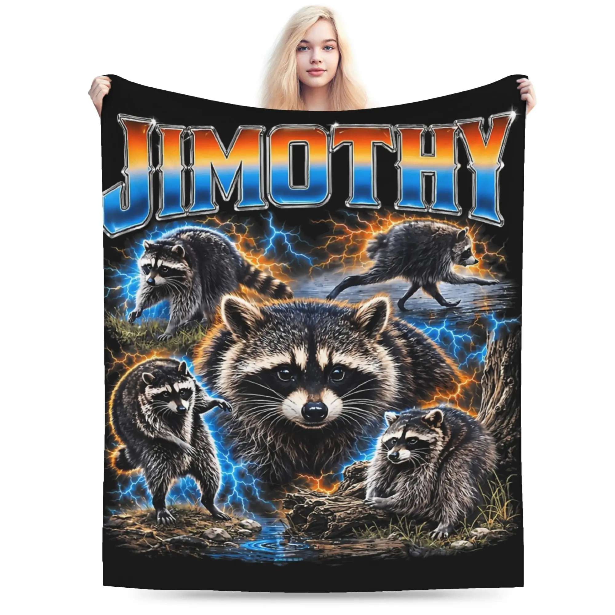 JIMOTHY JIMOTHY JIMOTHY Blanket Flannel All Season   Multifunction Ultra-Soft Throw Blankets for Bed Office Plush Thin Quilt