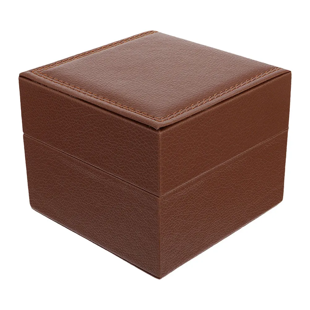 

Box Small Single Watch Case For Men Travel Portable Storage Interior Durable Watch Holder Mens Travel Case
