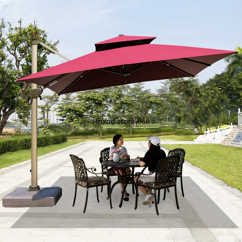 Parasol outdoor outdoor villa garden balcony courtyard Roman umbrella