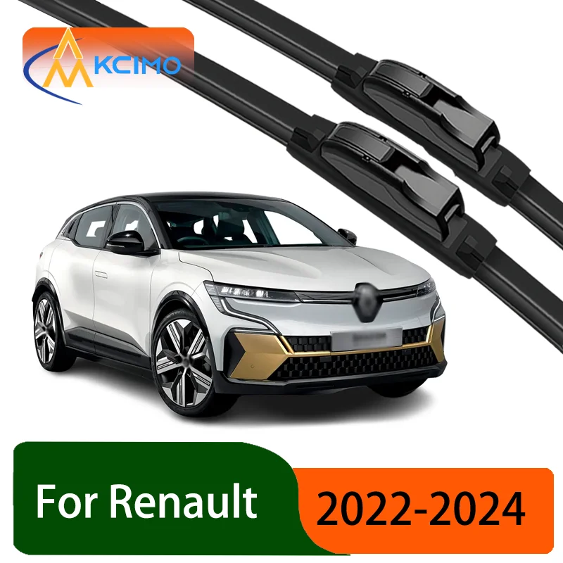 

For Renault Megane E-Tech Electric BCB 2022-2024 Durable Front Wiper Blades Car Windscreen Windshield Window Wiper Accessories