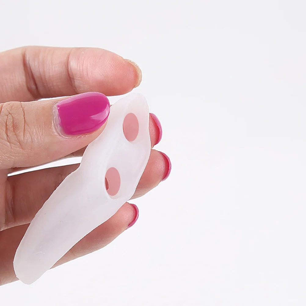 

2 шт., корректор с двойным кольцом, гелевые разделители пальцев для перекрытия пальцев, облегчение бурсита пальцев, молоткообразные прокладки для пальцев, удобная посадка для йоги