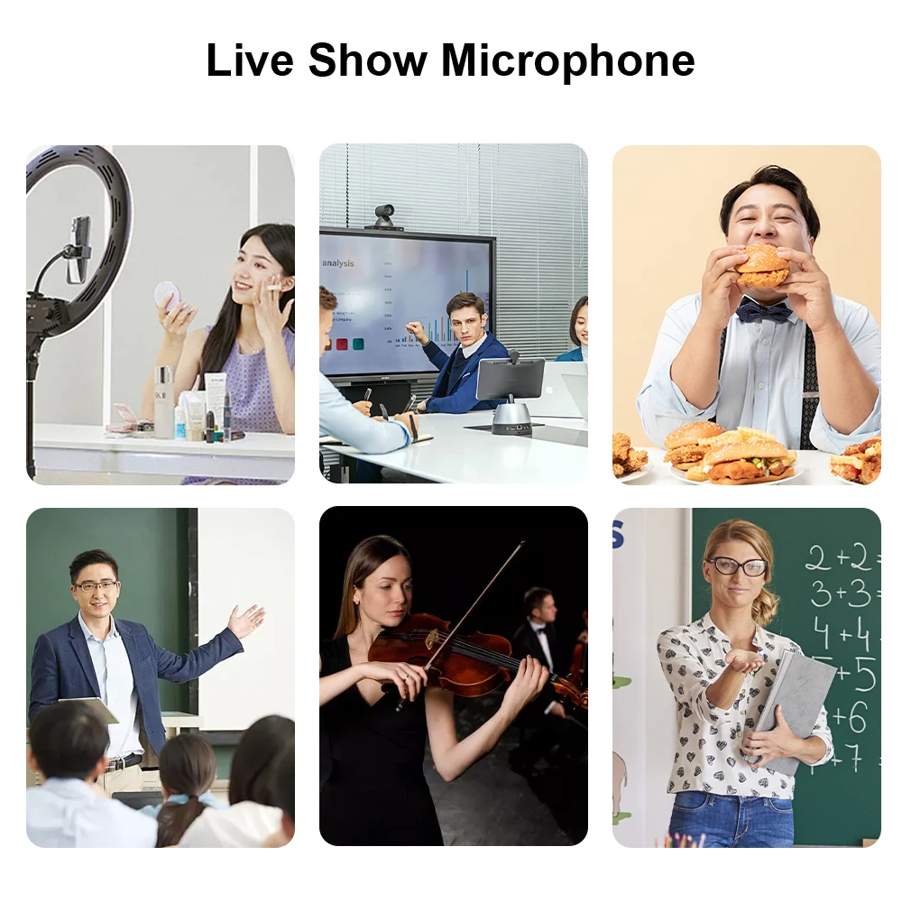 Lapel Lavalier MicroPhone For iPhone Android Cell Phone ​K9 Live Show Broadcast Micro Kit Wireless Microphone Mini Bluetooth Mic