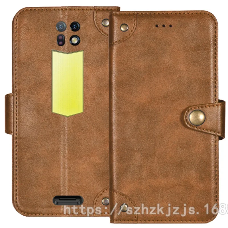 For Ulefone Armor 24 Case Leather Retro Metal Buckle Case Cover Conque Fundas Phone Accessories For Ulefone Armor 24