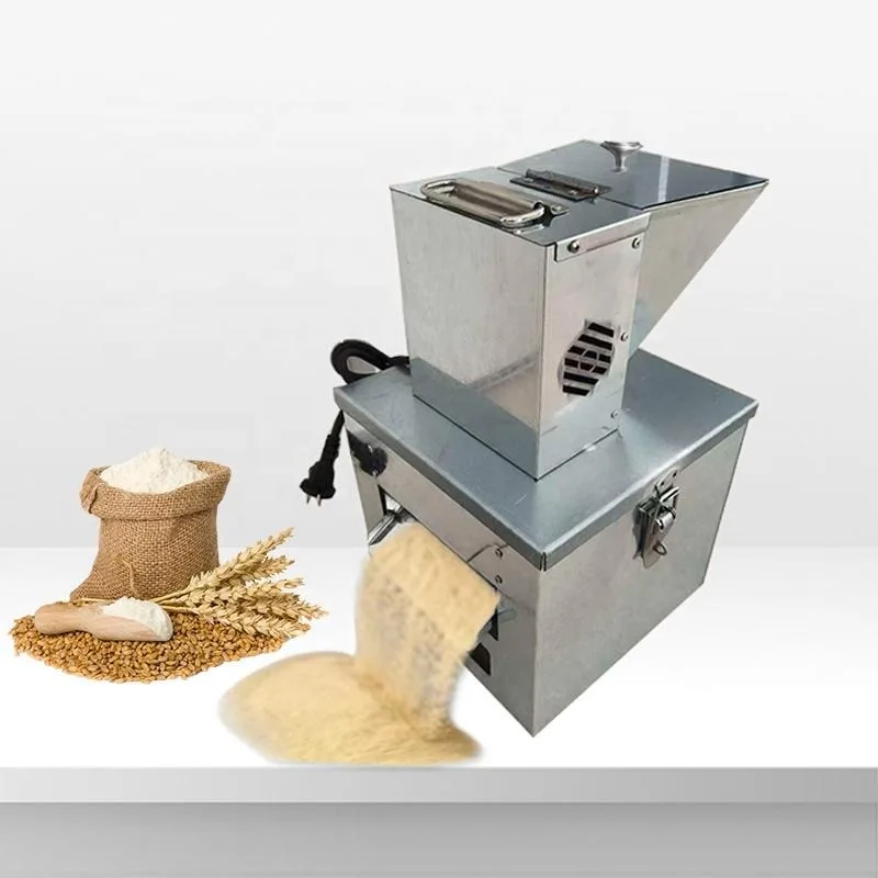 

Stainless Steel Grain Grinder Multifunctional Cereal Mill Machine Electric Feed Crusher For Home Kitchen Small Business Farm Use