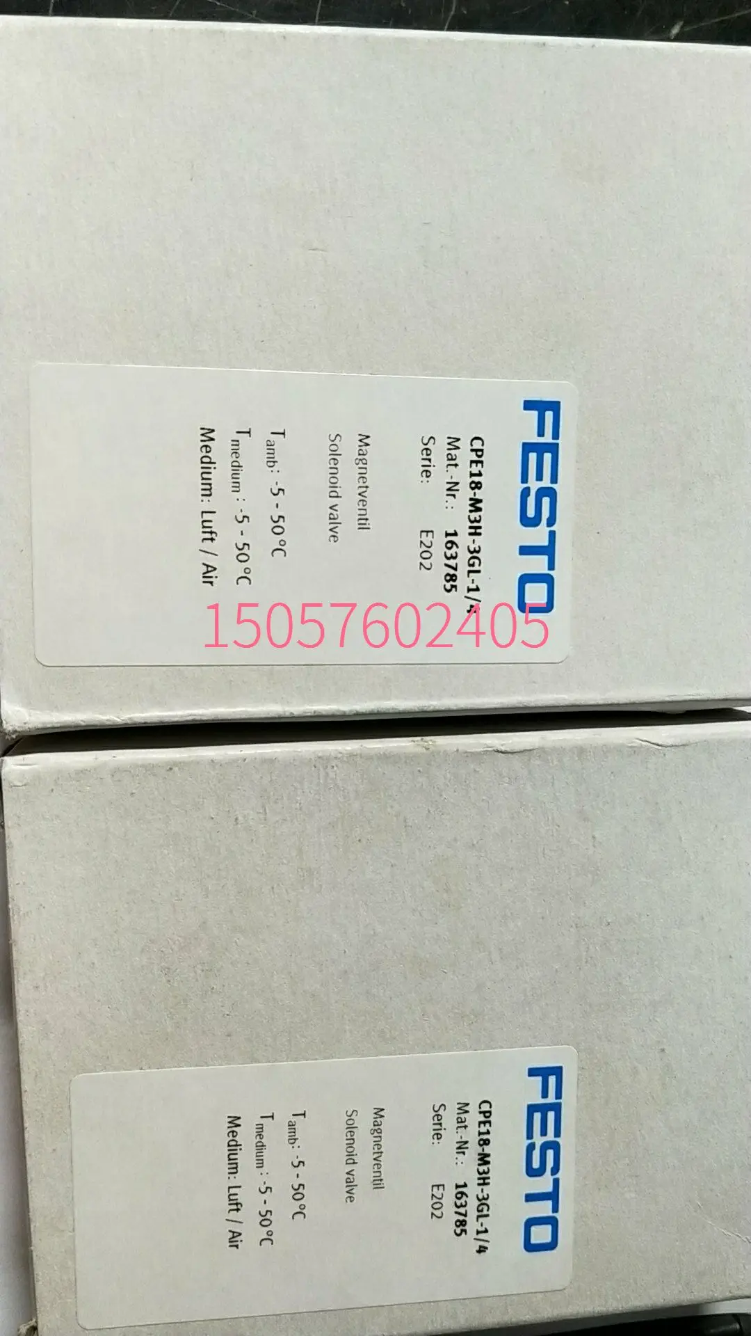 Authentic Festo FESTO 163785 Solenoid Valve CPE18-M3H-3GL-1/4 In Stock.