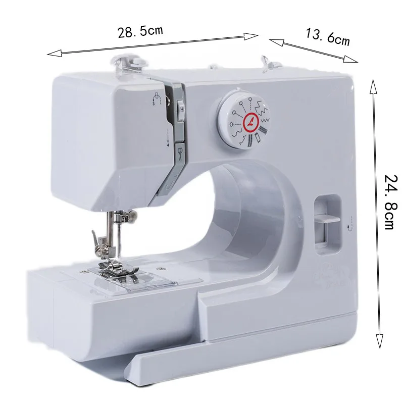 Sewing machine, household fully automatic, small, mini, multifunctional electric, portable sewing and sewing machine with lockin