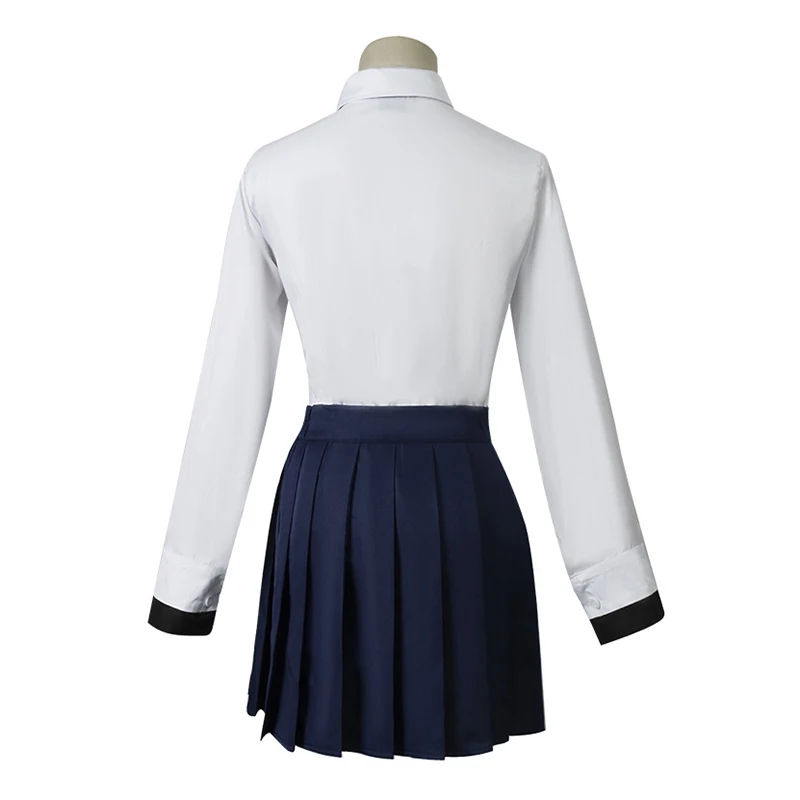 Fantasia de Cosplay Yamada Ryo para mulheres, Bocchi the Rock, saia e peruca azul, conjuntos completos de roupas Anime para meninas