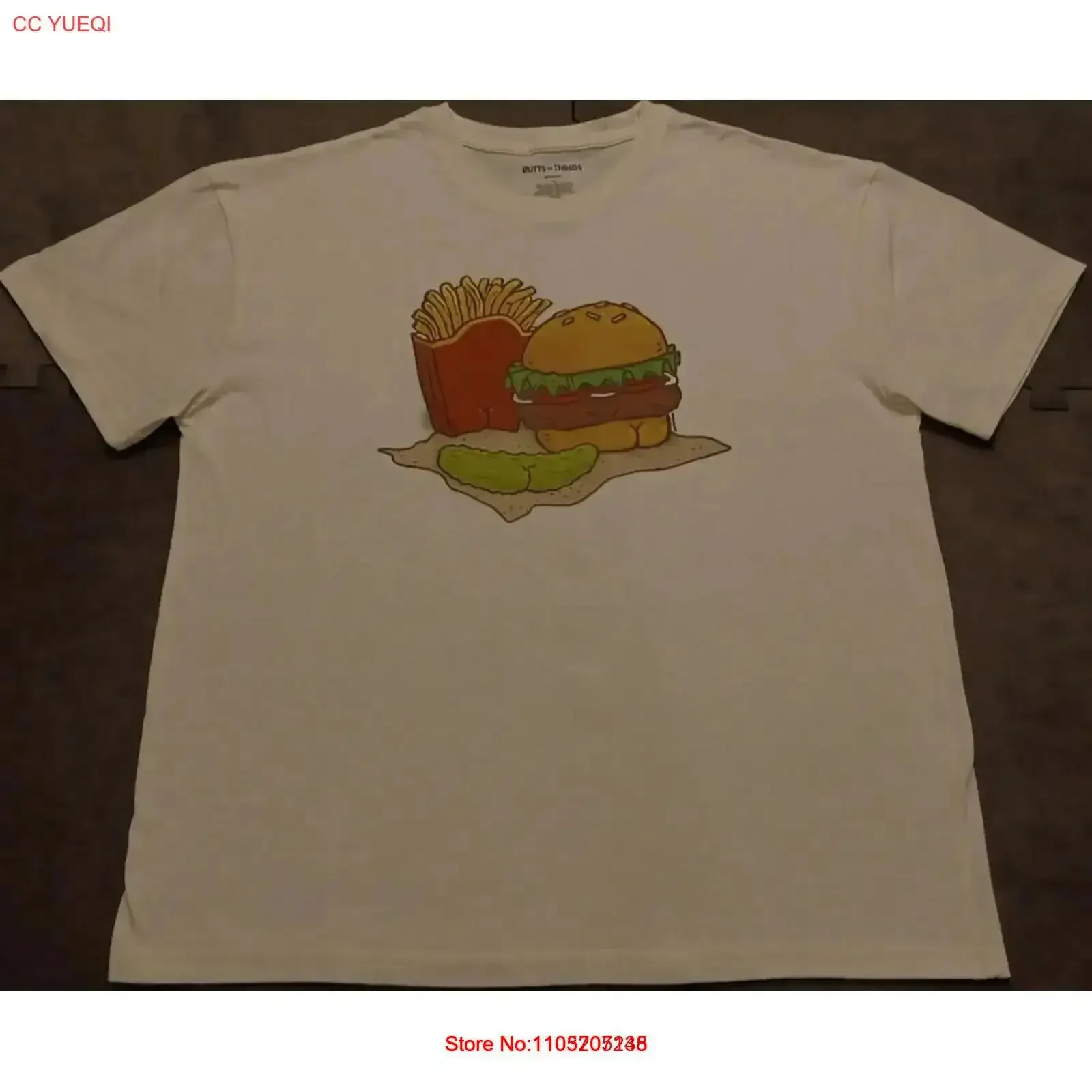 XL بأعقاب على الأشياء بريان كوك آرت مضحك تي شيرت خمر غسلها عارضة الرسم قليلا تنوعا أنيق تنفس خمر