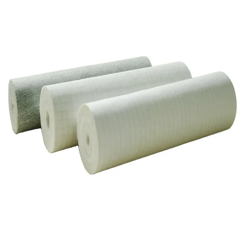 【From China】Polyester N-eedle Felt Coated Waterproof/oilproof Dust Collection Filter Cloth A-nti Static Treatment PE/PTFE Dust