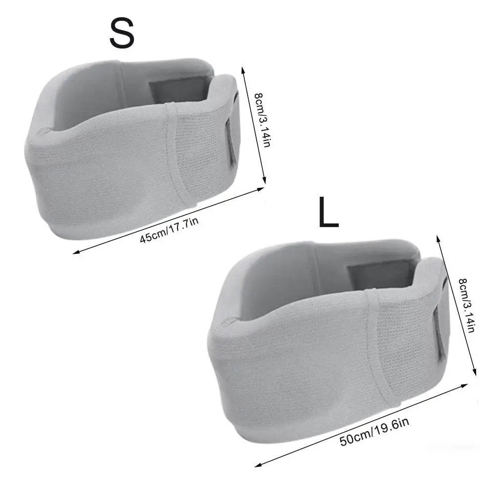 Eis Seide Hals stütze Trage Hals Traktion Nacken bezug Kissen Kragen Schmerz linderung ortho pä dische Kissen Traktor Gerät