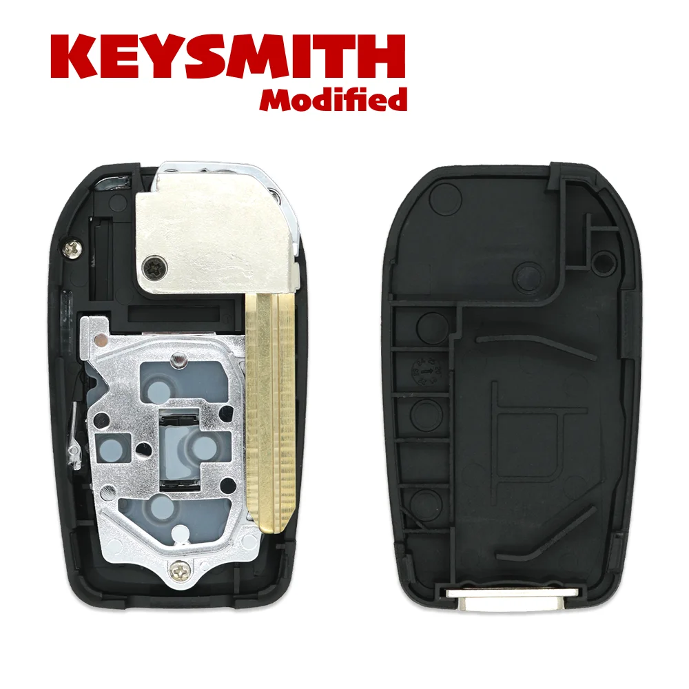 KEYSMITH Simple DIY Modified Flip Key Luxury Upgrade Pocket Friendly 4 Buttons for Toyota RAV4, Corolla, Camry 2013-2018