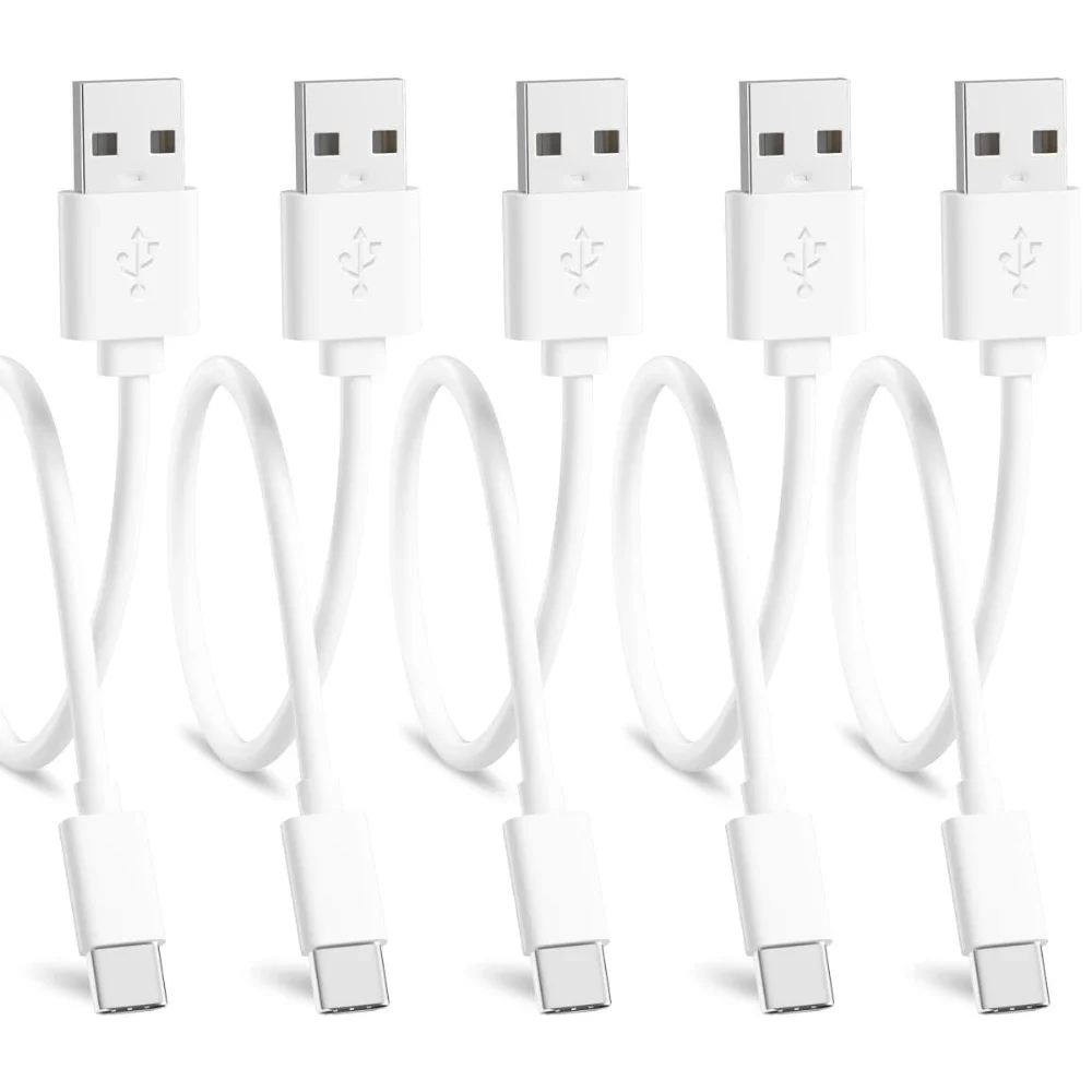 20cm Short Charge  USB Cable for Huawei Mate 60 for iPhone 15 14 13 11 Pro Fast Charge 8 Pin Micro USB Type C Cable for Samsung