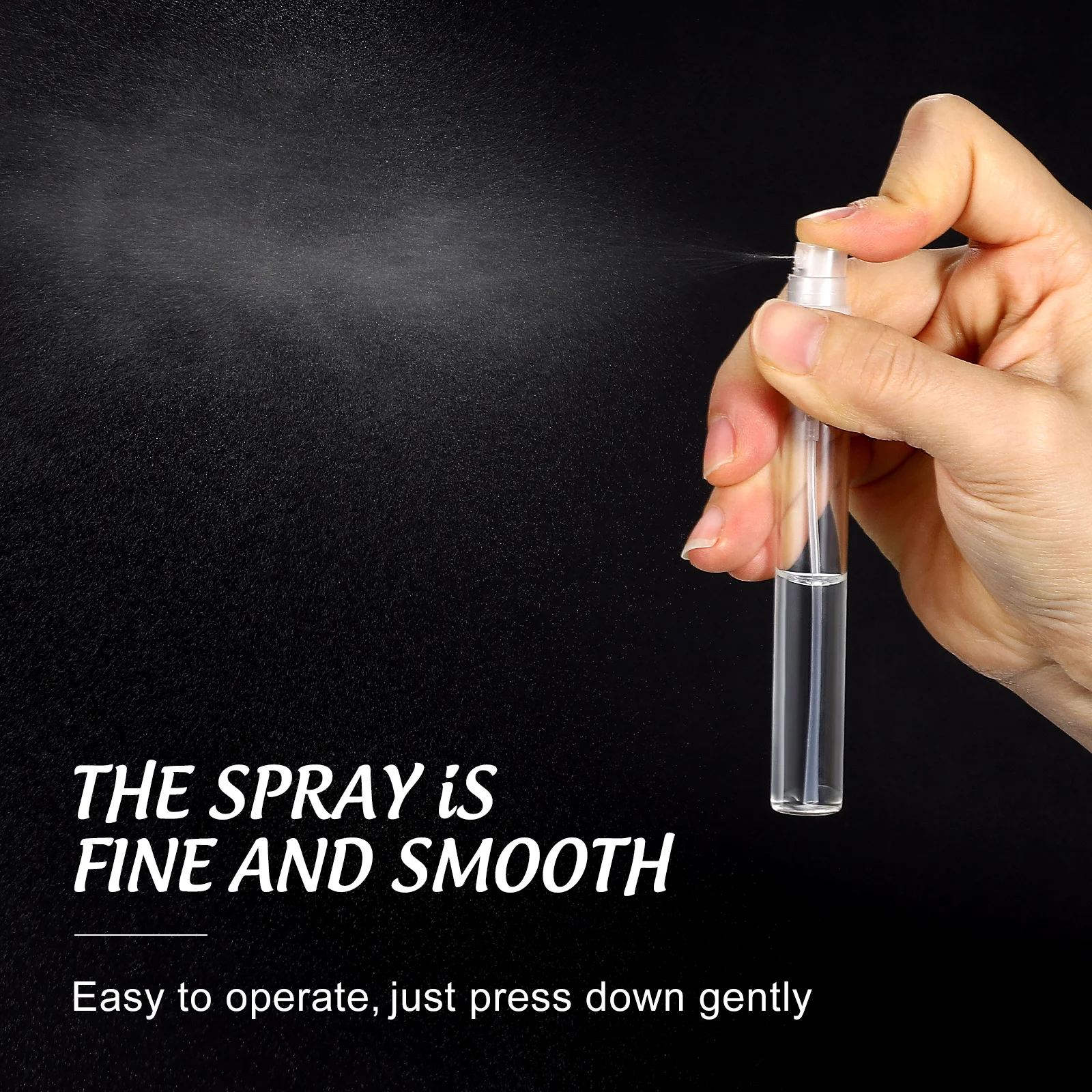 30Pcs Spray Bottles Glass Refillable Leakproof for Perfumes Essential Oils Makeup Travel Containers Spray Bottles