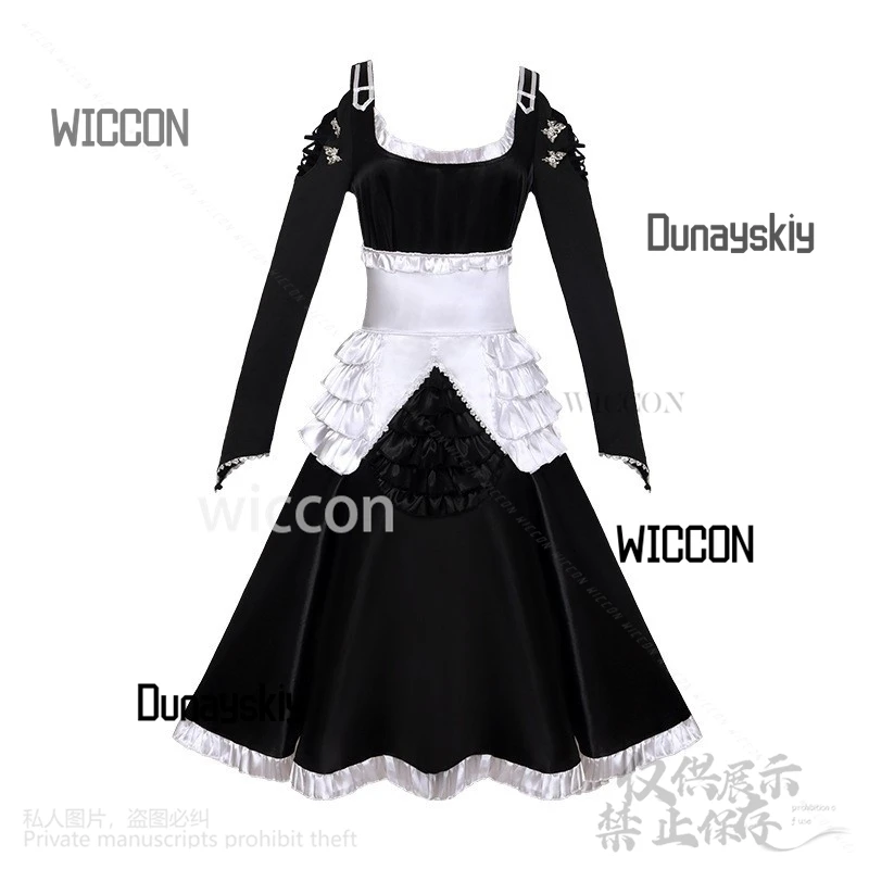 أنيمي لعبة Azur Lane تأثيري فاتح زي القوطية الأسود الدانتيل رائع خمر لوليتا مثير Kawaii فستان هالوين مخصص