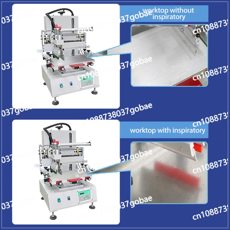 Mini 4060 Flat Screen Printing Machine With Vacuum Table Semi-Automatic Solder Paste Printer Plate Type Silk Screen Printer view 5