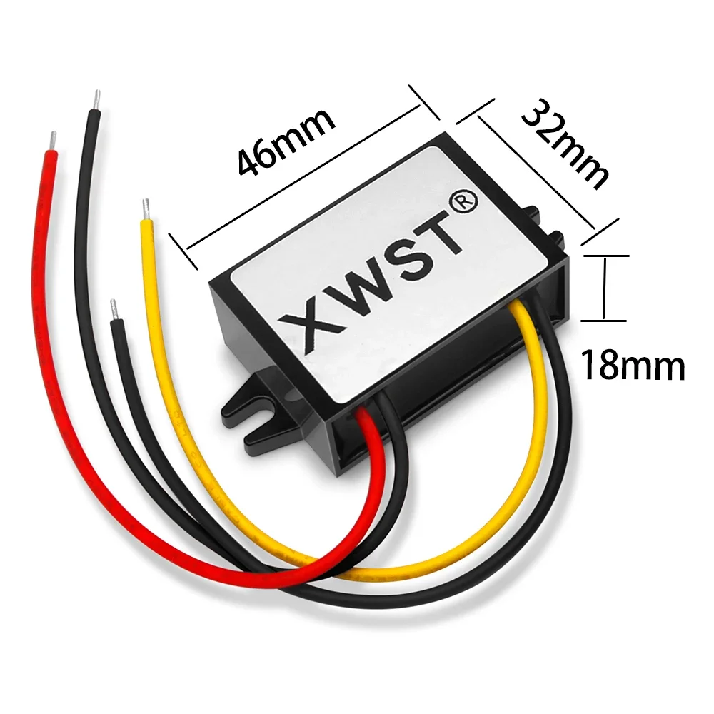 XWST DC 24 В 36 В 48 В 60 В 72 В в 12 В преобразователь постоянного тока 1A-3A 5A-10A понижающий водонепроницаемый понижающий модуль напряжения для автомобильного аудио понижающего источника питания