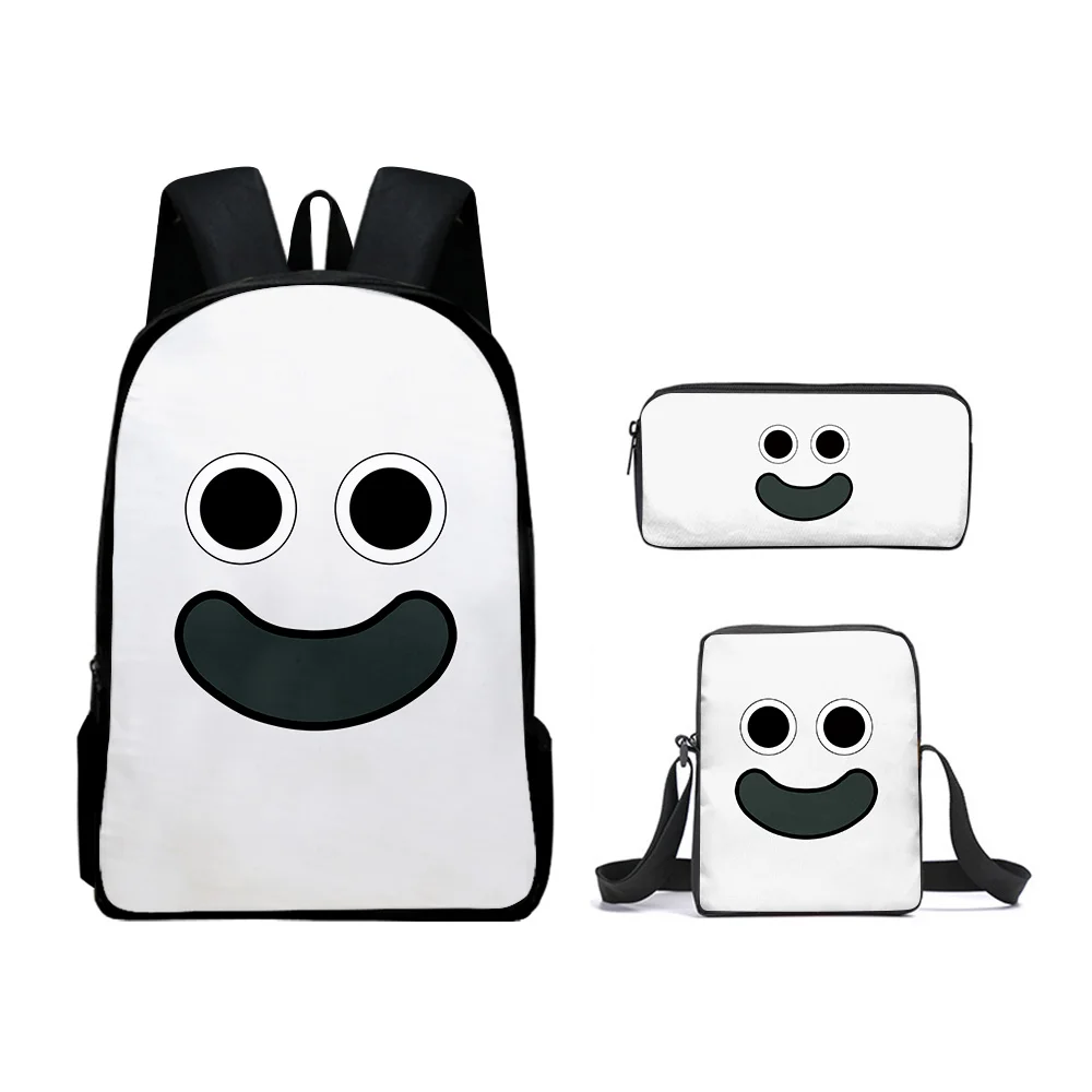 Hip Hop divertido Garten of Banban 3 unids/set mochila con estampado 3D mochila escolar para estudiantes mochila de viaje para ordenador portátil bolso de hombro estuche para lápices