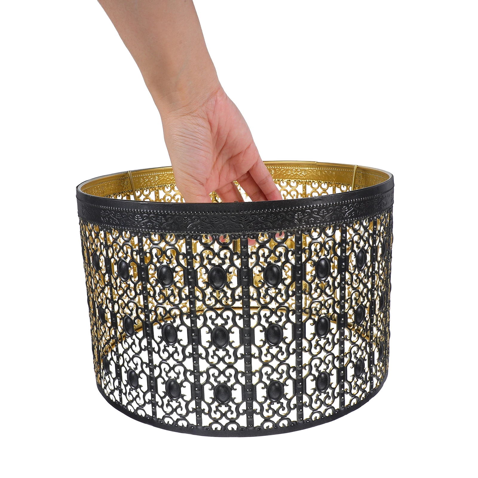 

Elegant European Lampshade Modern Iron Tree Leaf Design E27 E14 4cm Diameter Table Shades Metal Floor Warm Lighting