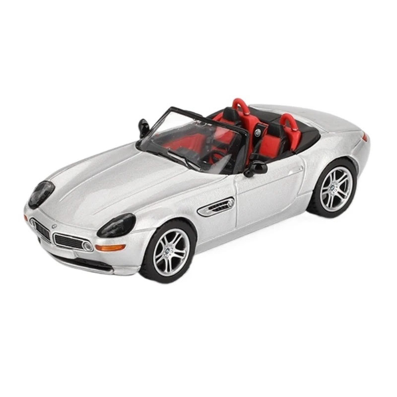 

MINIGT 1:64 Z8 кабриолет серебристого сплава модель автомобиля для офиса, спальни, коллекция игрушек, модель, украшения, подарок для мальчика