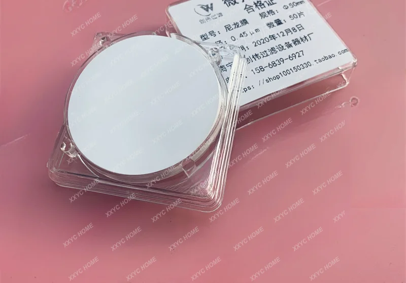 Nylon N6/N66 organic filter membrane 47/50/60mm0.1/0.22/0.45/0.8/1/1.5/3/5/10um