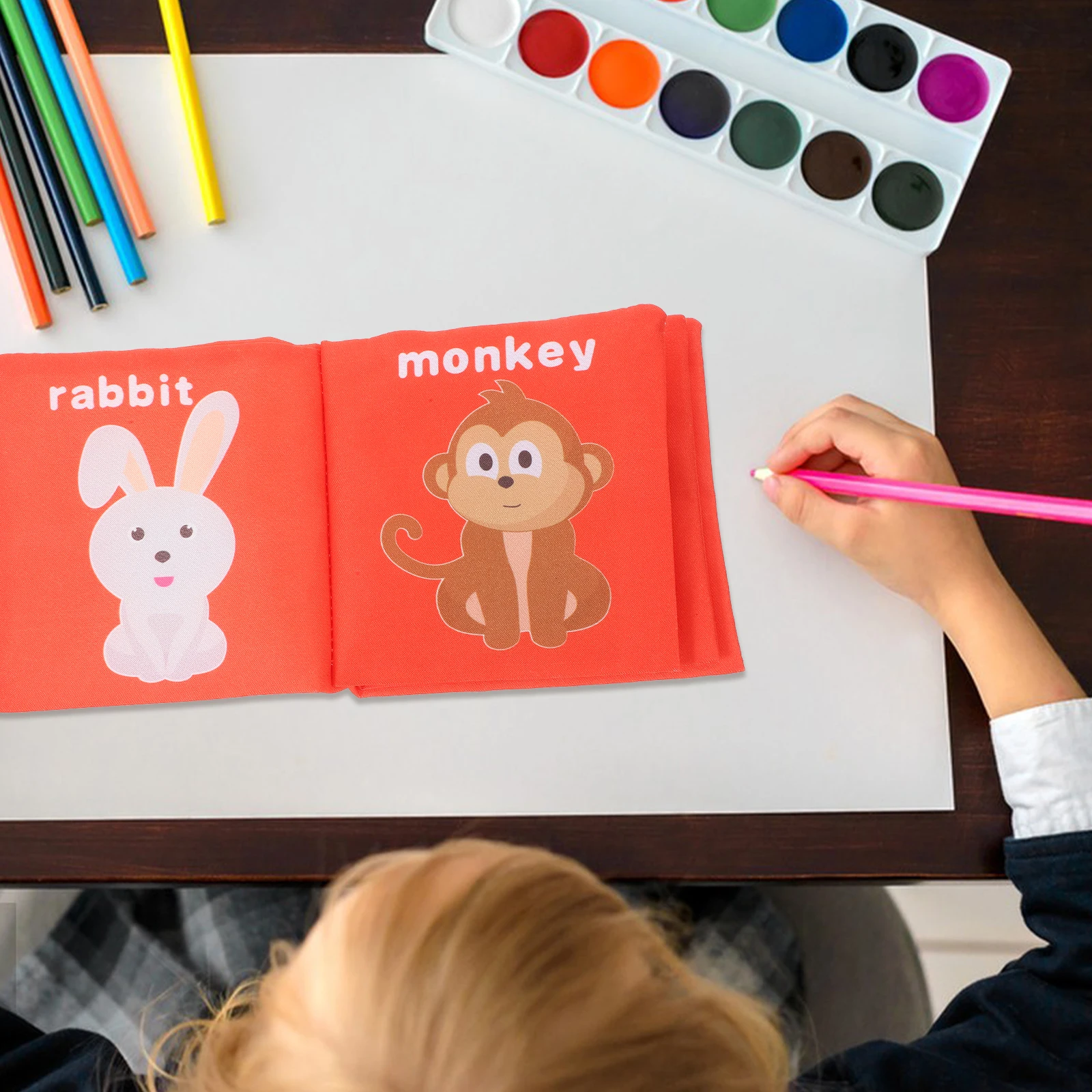 

Three-dimensional Cloth Book Books Fabric for Soft Sensory Animal Newborn