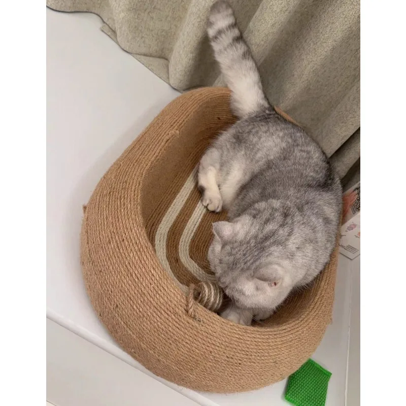 Scratching Board Non-Wearable Linen Toy for Sofa Protection Wear-Resistant No-Fall-Off Ideal for All Seasons Wear-resistant