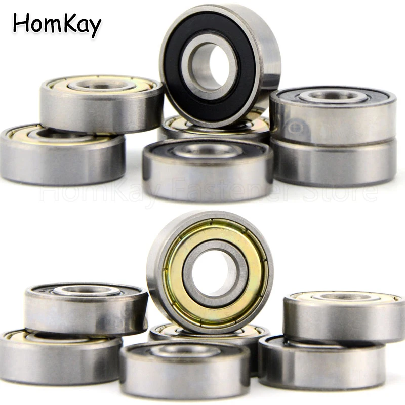 1PCS Deep Groove Bearings ID 10mm - 45mm OD 35mm - 100mm Thick 11mm - 25mm 6300 6301 6302 6303 6304 6305 6306 to 6309 ZZ/2RS