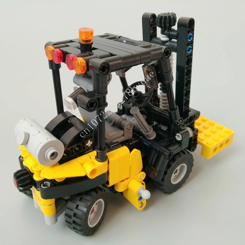 ชุดรถยกขนาดเล็ก MOC 333 ชิ้น ชุดรถไฟด่วน ของเล่นตัวต่อสถาปัตยกรรม ของขวัญวันคริสต์มาส วันเกิด สำหรับเด็ก