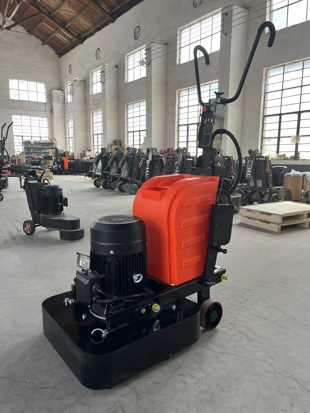 High Efficiency 15kW Motor Concrete Floor Surface Grinder 720mm Working Diameter 130cm X 75cm X 123cm Engine Gearbox Diamond